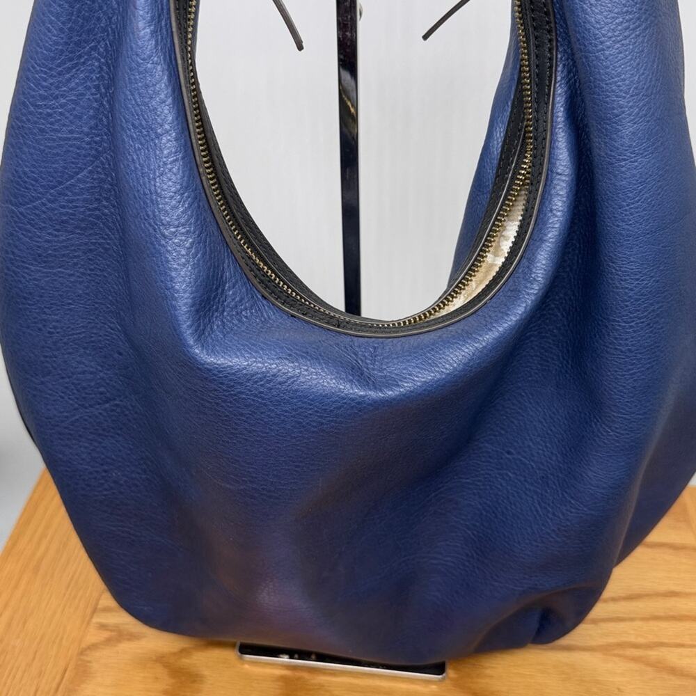 India Hicks Navy Isabella Hobo Bag - Picture 10 of 15